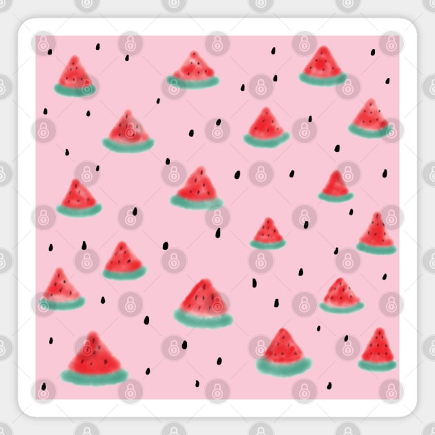 Watermelon Magnet by zzzozzo